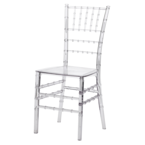 Hot Sale Stackable Crystal Acrylic PP Wedding Chair