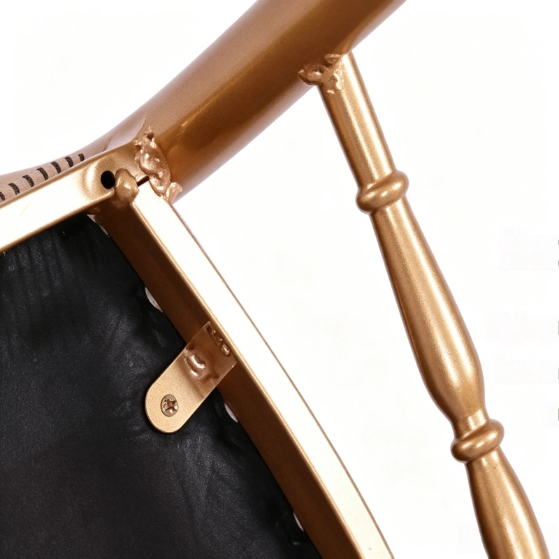 luxury aluminum wedding chair detail